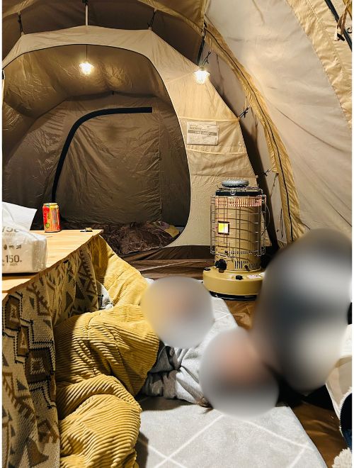 お座敷スタイルでこたつを設置