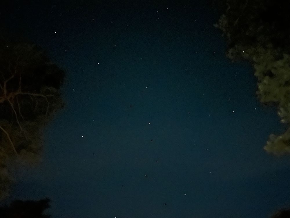 夜空の写真