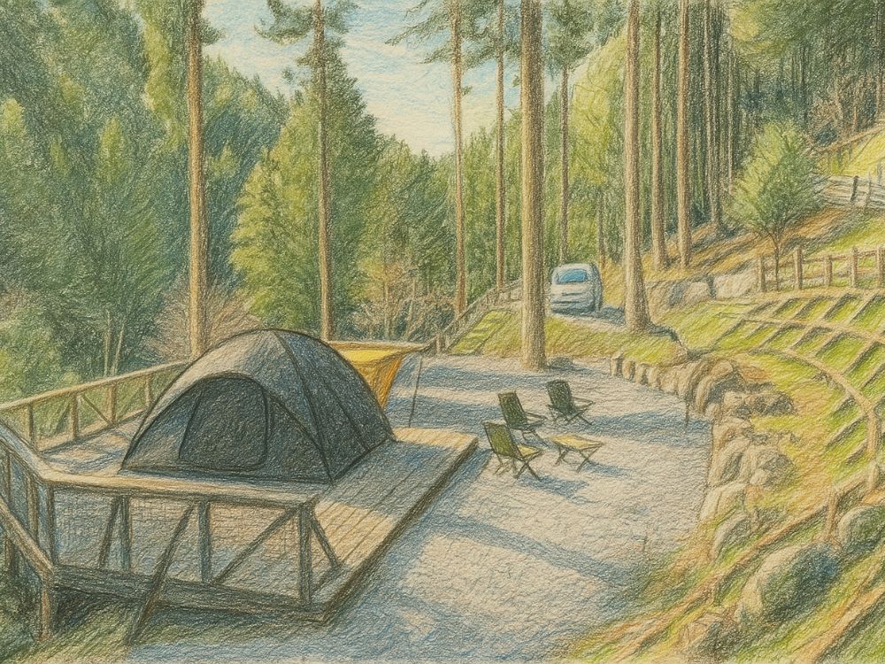 ウッドデッキサイトの絵