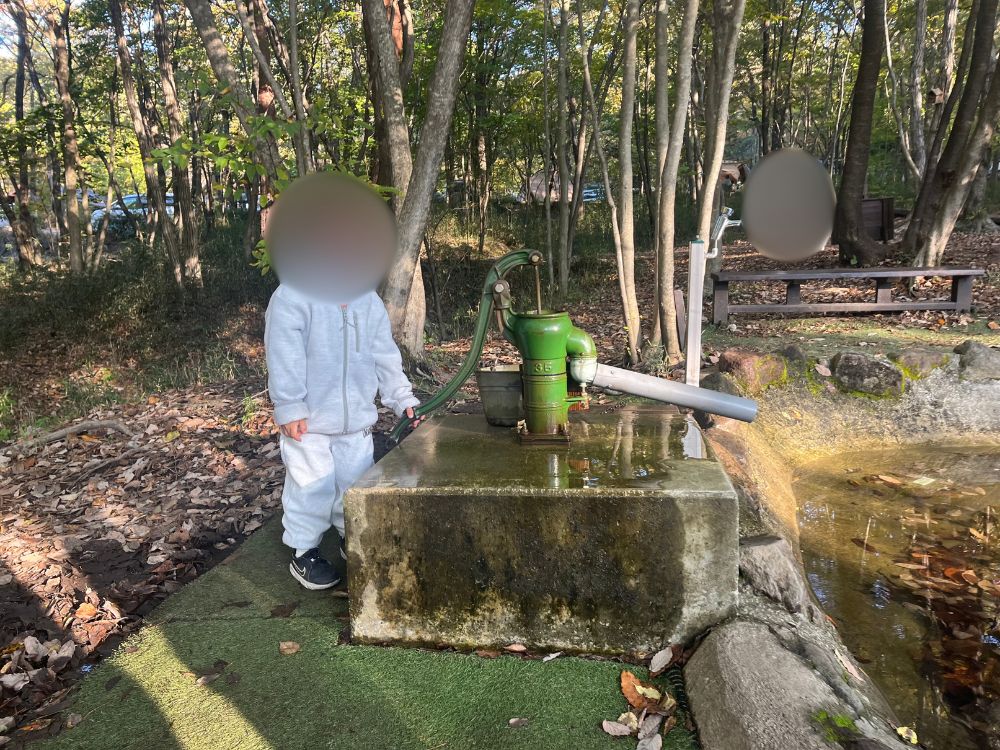 場内の井戸の写真