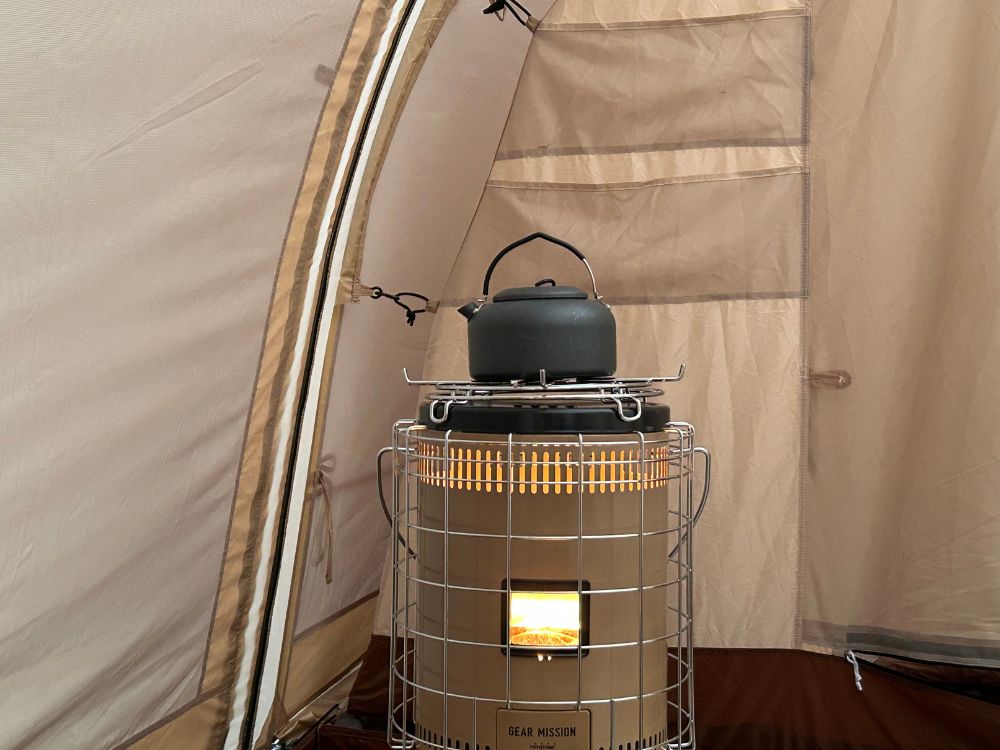 燃焼しているGEAR-Missionの写真