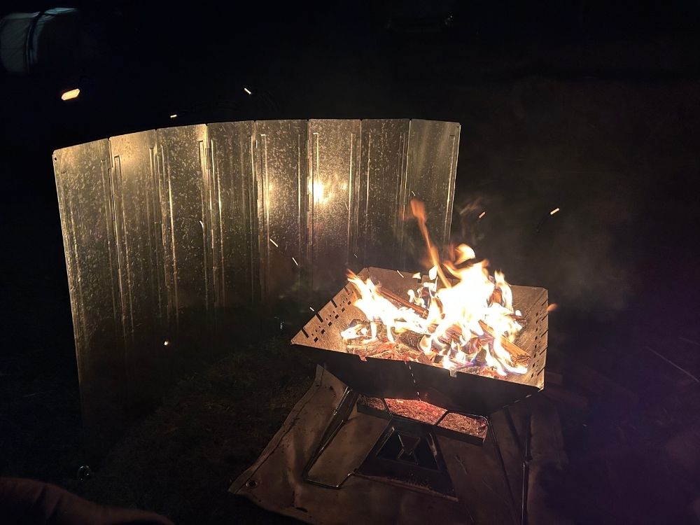 焚火の写真